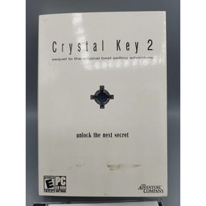 Crystal Key Sequel "Unlock the Next Secret" 2 PC 2 Disks 2004 Adventure Company